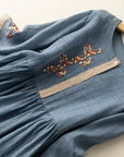 Ruth - Embroidered Dress Made of Cotton and Linen
