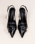 Merisse Black Stiletto Shoes