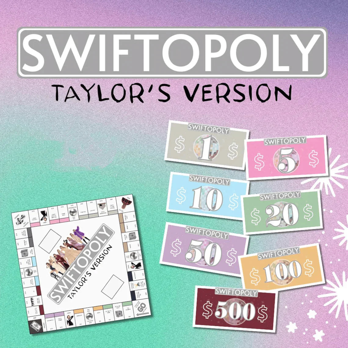 SWIFTOPOLY - Taylor Swift Monopoly for Swifties