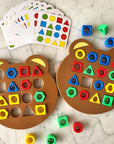 Shape-Colour Puzzle - Stimulates Recognition and Skills