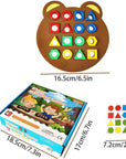 Shape-Colour Puzzle - Stimulates Recognition and Skills