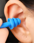 Silicone Earplugs with Cord | Hearing Protection, Noise Reduction