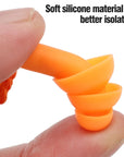 Silicone Earplugs with Cord | Hearing Protection, Noise Reduction