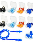 Silicone Earplugs with Cord | Hearing Protection, Noise Reduction