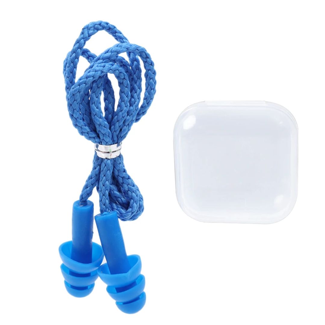 Silicone Earplugs with Cord | Hearing Protection, Noise Reduction