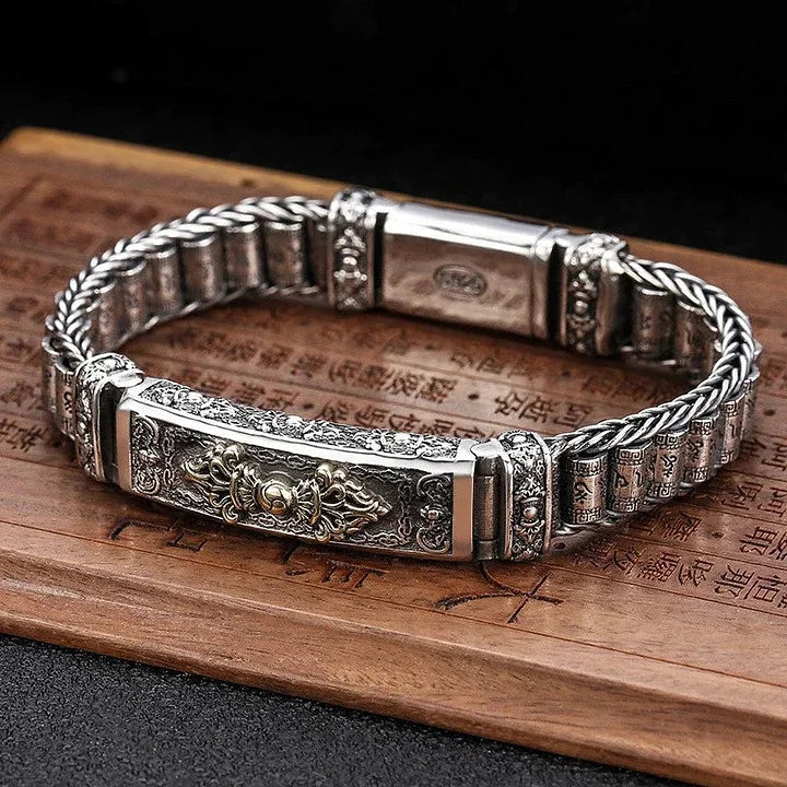 SilverTruth – Sterling Silver Bracelet with Six Symbols of Truth