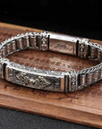 SilverTruth – Sterling Silver Bracelet with Six Symbols of Truth