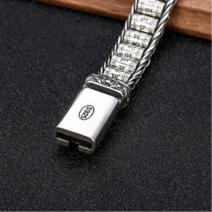 SilverTruth – Sterling Silver Bracelet with Six Symbols of Truth