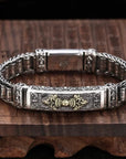 SilverTruth – Sterling Silver Bracelet with Six Symbols of Truth