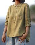 Sitti - Women's Long Sleeve Casual Shirt