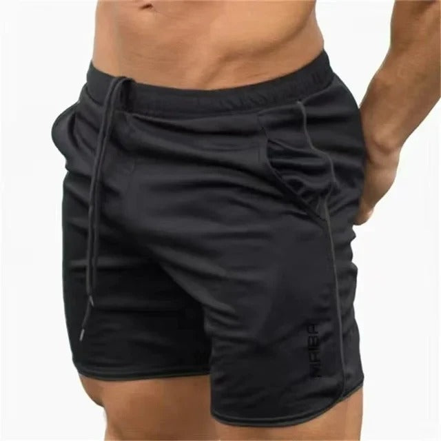 Slim Fit Elastic Men's Swim Shorts