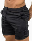 Slim Fit Elastic Men's Swim Shorts