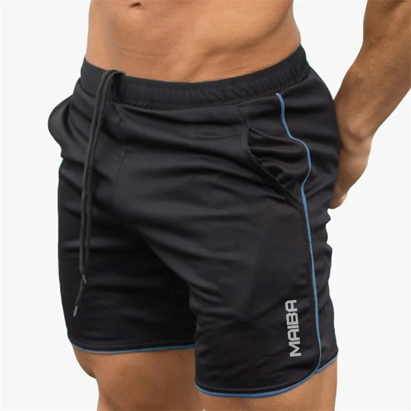 Slim Fit Elastic Men's Swim Shorts