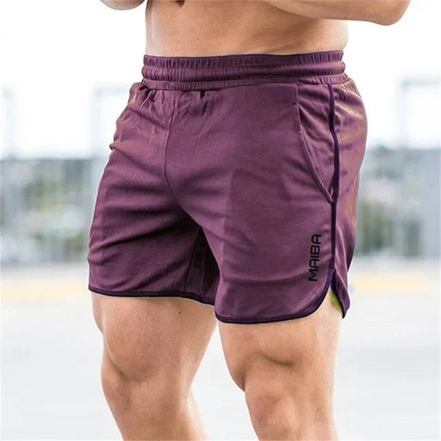Slim Fit Elastic Men's Swim Shorts