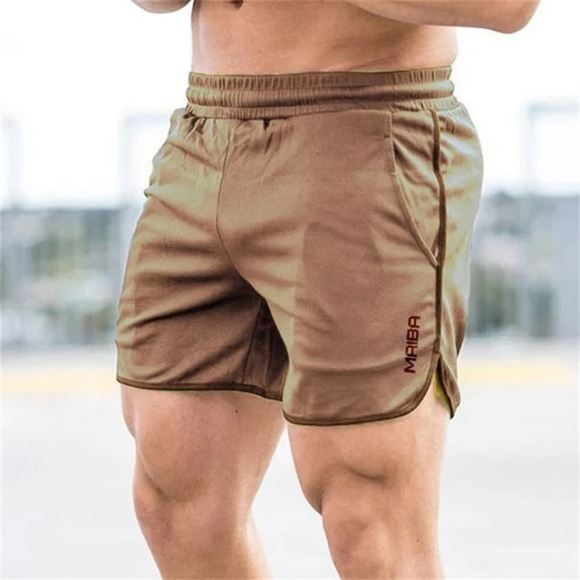 Slim Fit Elastic Men's Swim Shorts