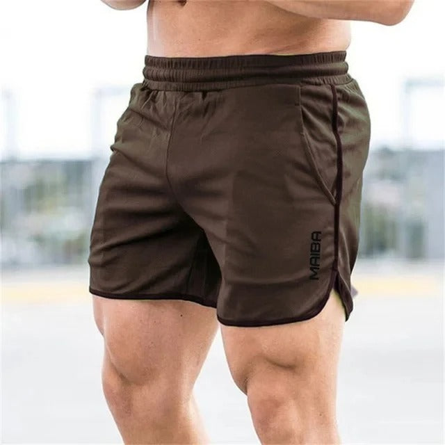 Slim Fit Elastic Men's Swim Shorts