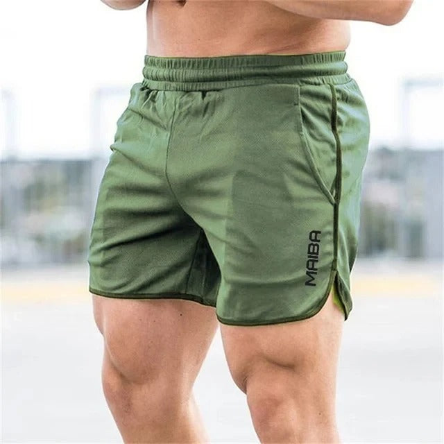 Slim Fit Elastic Men's Swim Shorts