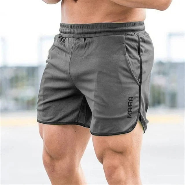 Slim Fit Elastic Men's Swim Shorts