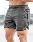 Slim Fit Elastic Men's Swim Shorts