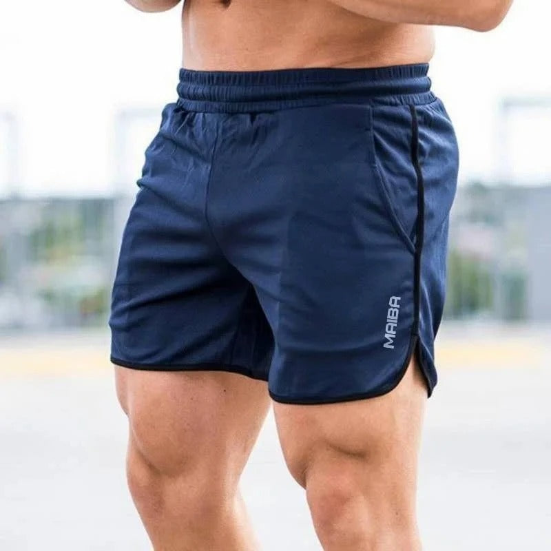 Slim Fit Elastic Men's Swim Shorts