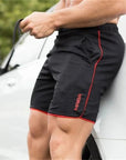 Slim Fit Elastic Men's Swim Shorts