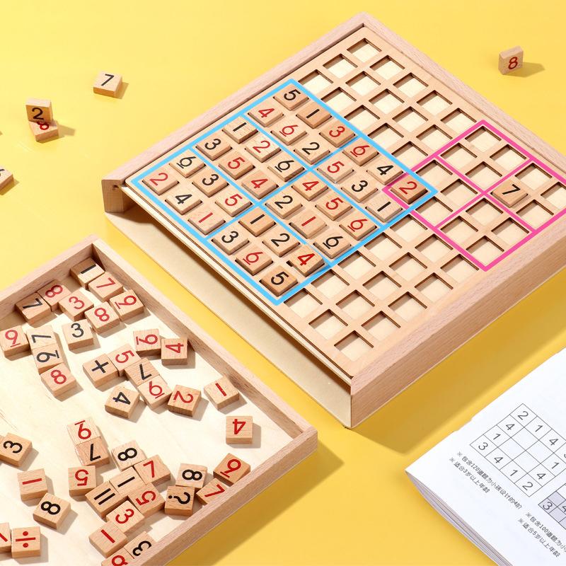Sodera - Wooden Sudoku Puzzle Educational and Sustainable for All Ages
