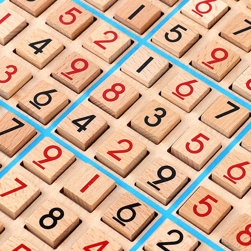 Sodera - Wooden Sudoku Puzzle Educational and Sustainable for All Ages