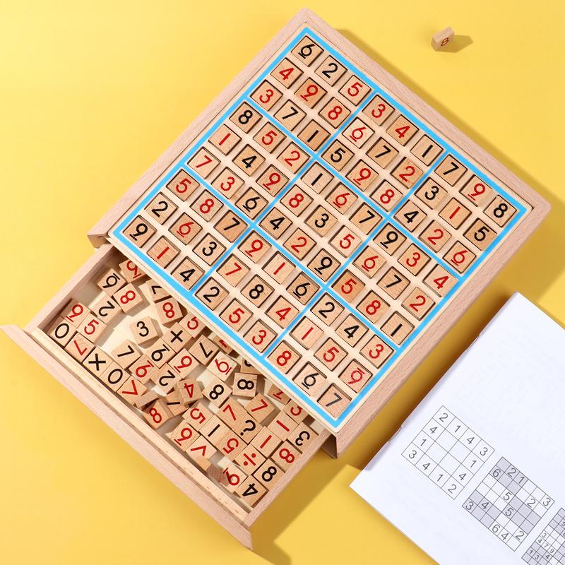 Sodera - Wooden Sudoku Puzzle Educational and Sustainable for All Ages