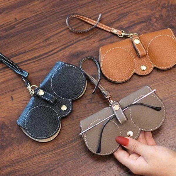 Soft Leather Sunglasses Case