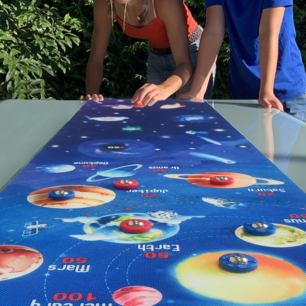 SpaceExplorer - Mini Shuffleboard Game for Kids Aged 6-8