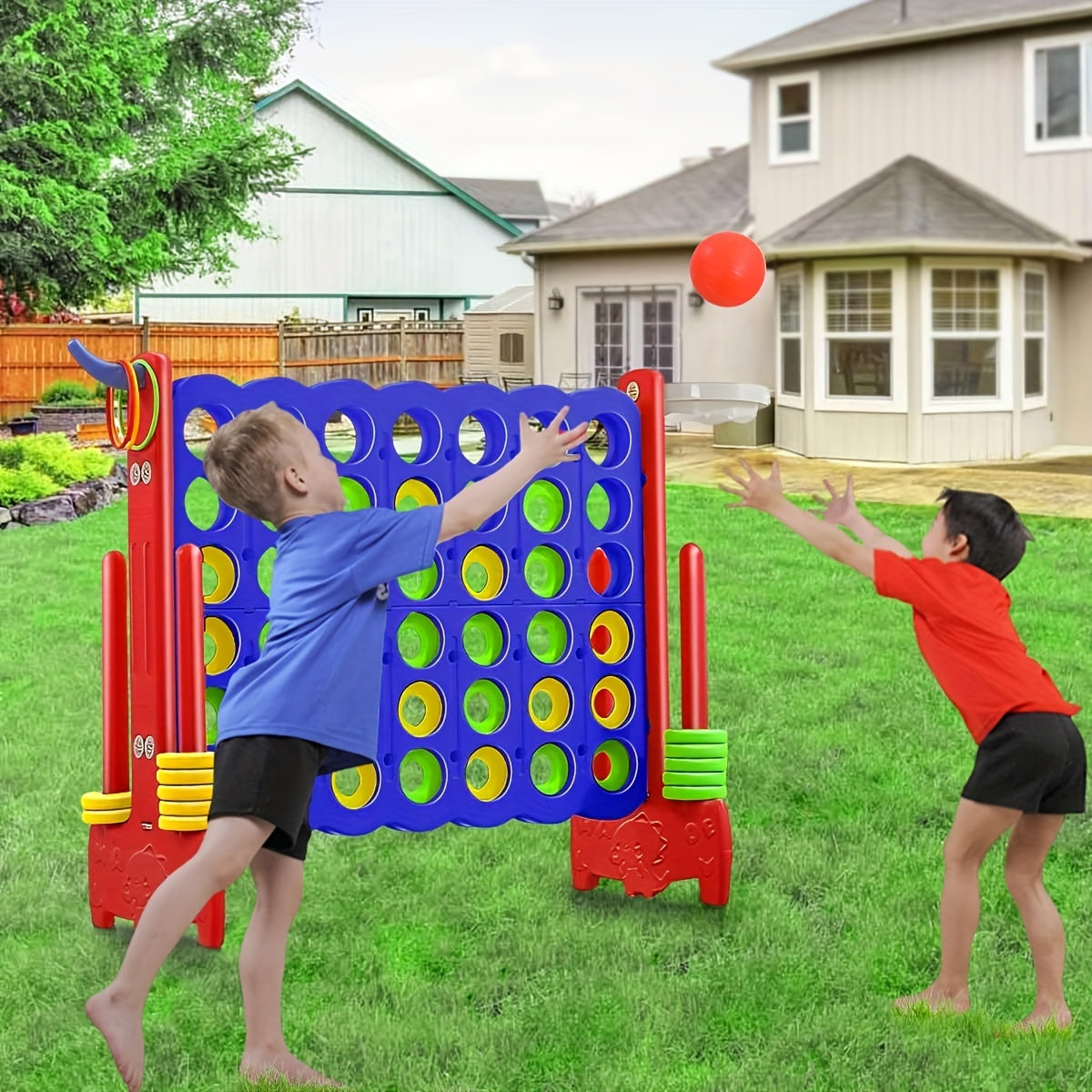 SpeelplezierXL - Giant 3-in-1 Game Set for Children Aged 3-6 Years