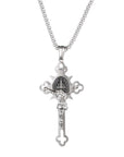 St. Benedict Protection Cross Power Pendant Necklace