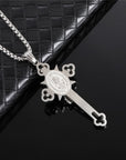 St. Benedict Protection Cross Power Pendant Necklace