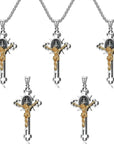 St. Benedict Protection Cross Power Pendant Necklace