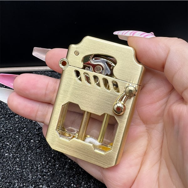 SteelSpark – Mecha Metal Flip Lighter