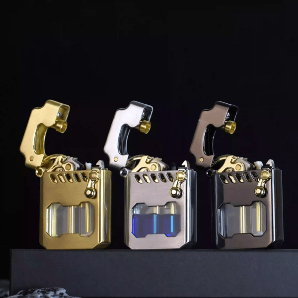 SteelSpark – Mecha Metal Flip Lighter
