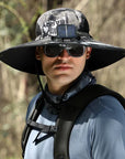 Stefan - Solar Fan Hat with Wide Brim, Solar and USB Charging Station for Fishing Hat