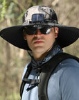 Stefan - Solar Fan Hat with Wide Brim, Solar and USB Charging Station for Fishing Hat