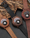 Stellan – Wooden Watches with Leather Strap