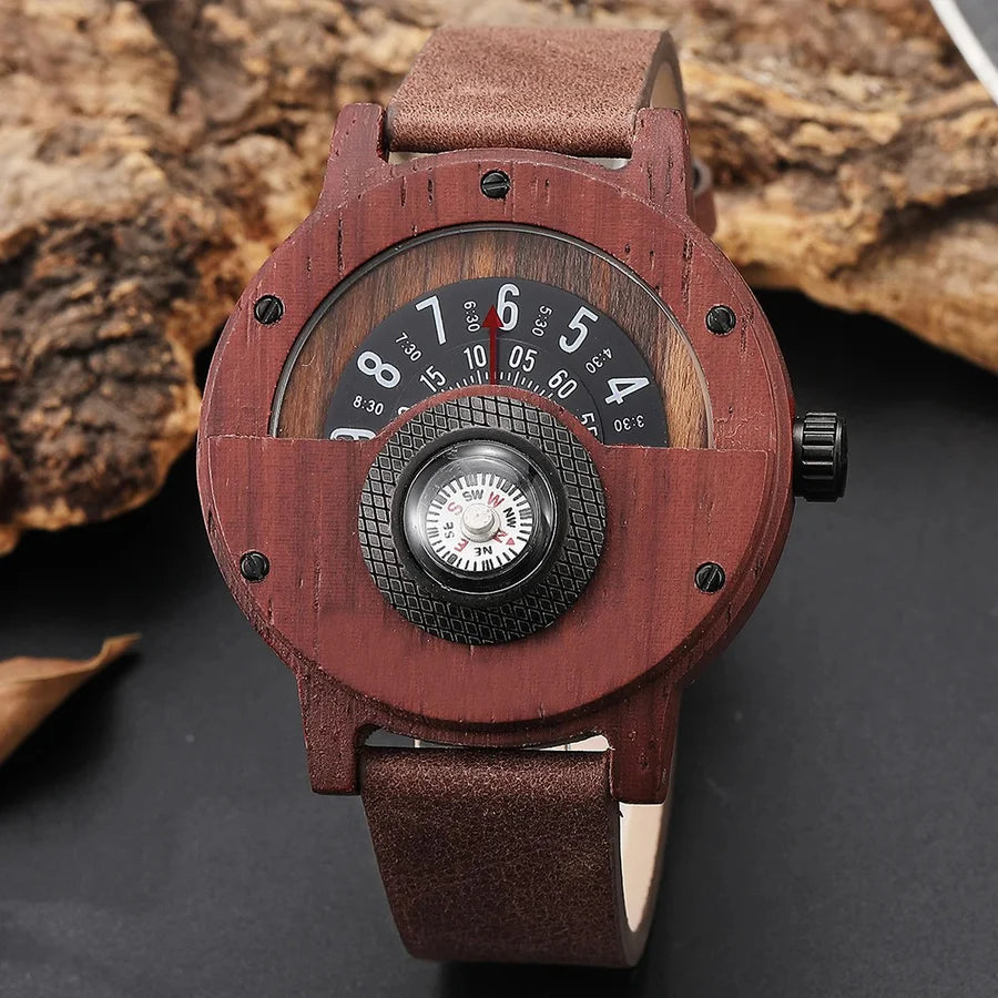 Stellan – Wooden Watches with Leather Strap