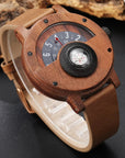 Stellan – Wooden Watches with Leather Strap