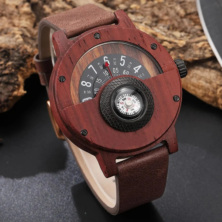 Stellan – Wooden Watches with Leather Strap