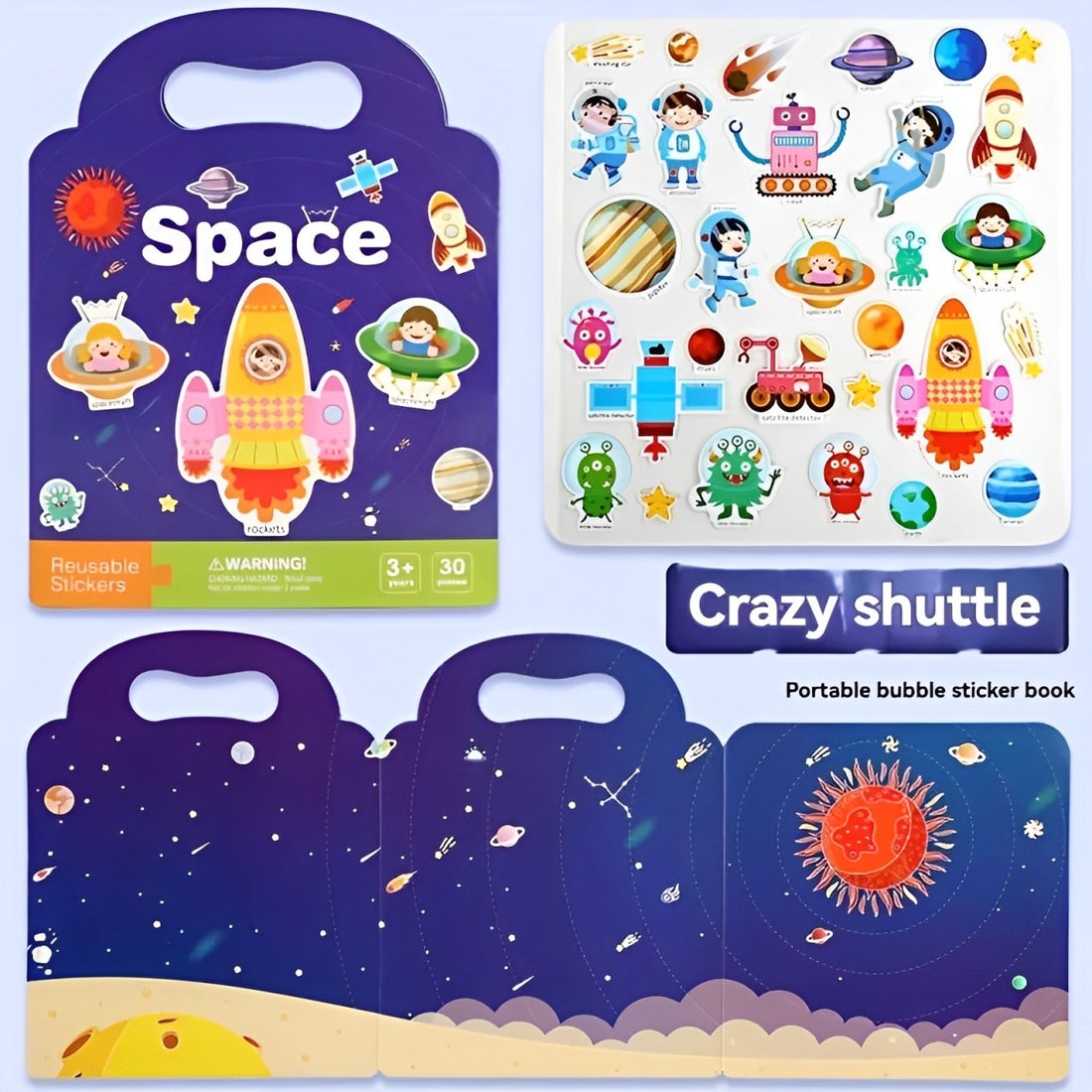 Sticker Book - Promotes Creativity and Learning