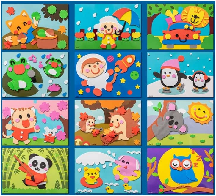 Sticker Puzzles - Promotes Creativity and Recognition