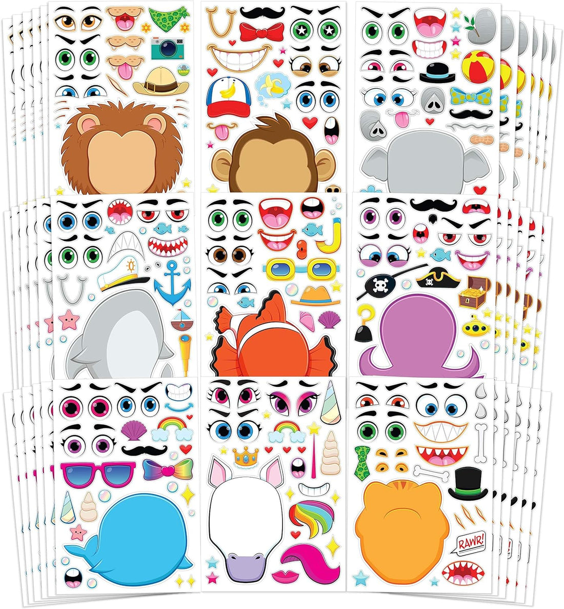Sticker Sheets - DIY Animal Creation