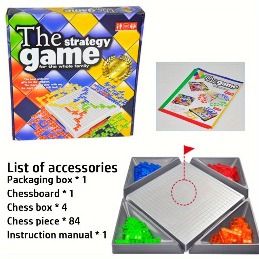 Strategic Game - 4-Person Puzzle Game for the Family