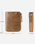 Stylish Compact Wallet with RFID Protection