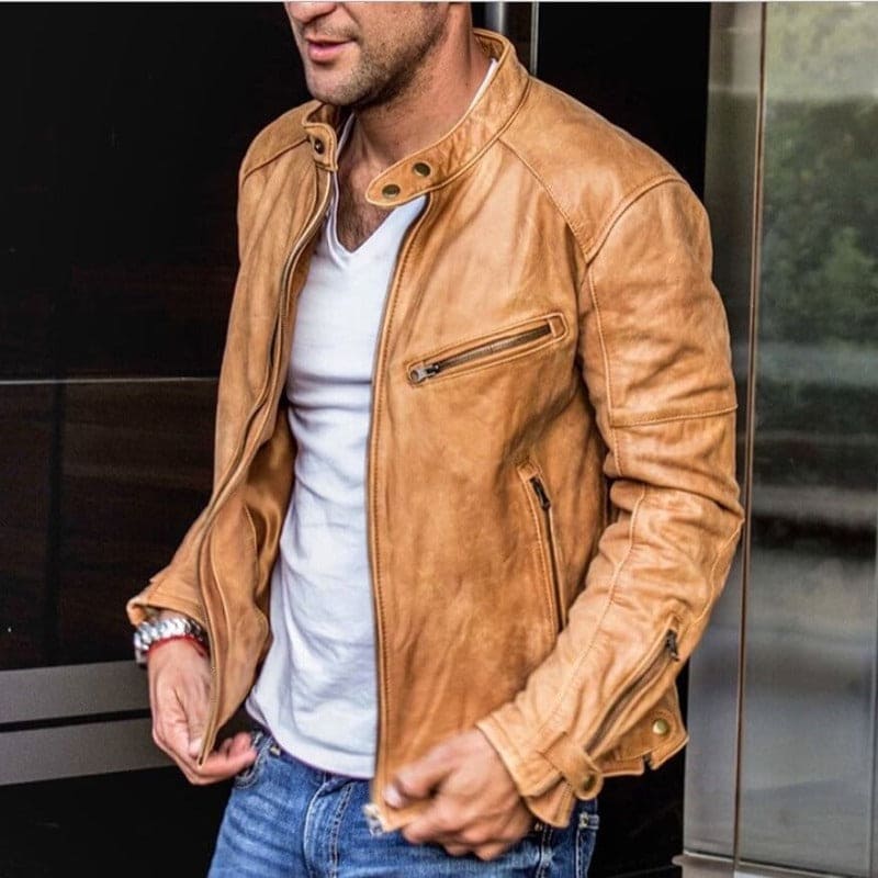 Stylish Leather Jacket for Men - Max