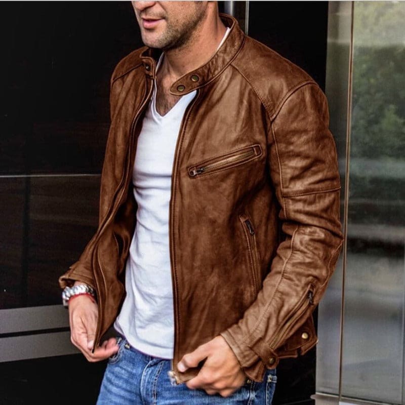 Stylish Leather Jacket for Men - Max