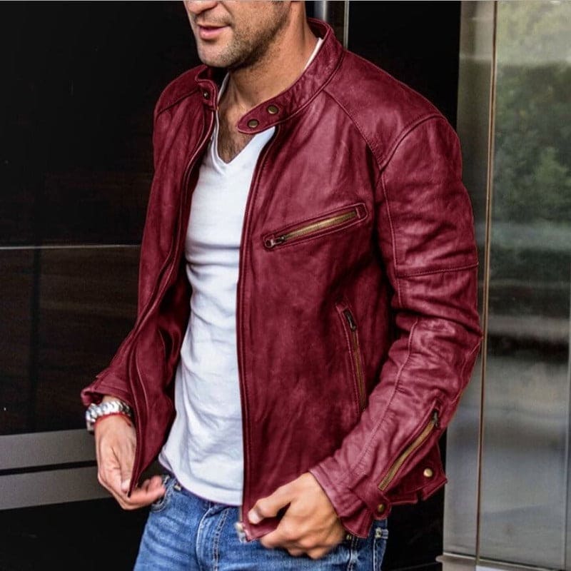 Stylish Leather Jacket for Men - Max